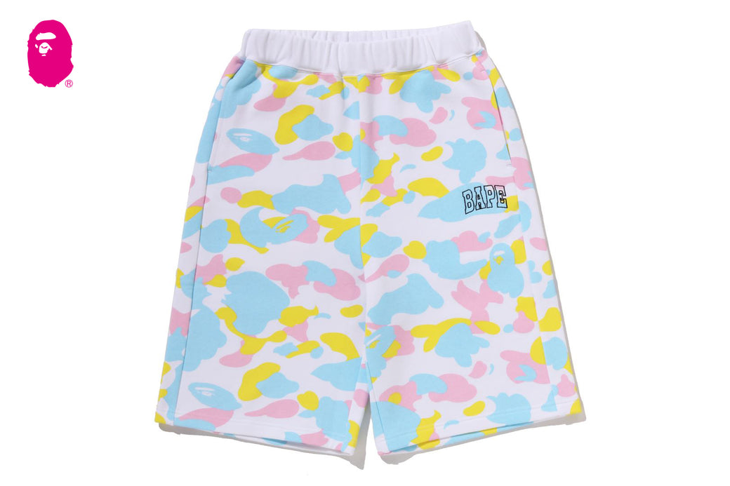 NEW MULTI CAMO SWEAT SHORTS | bape.com