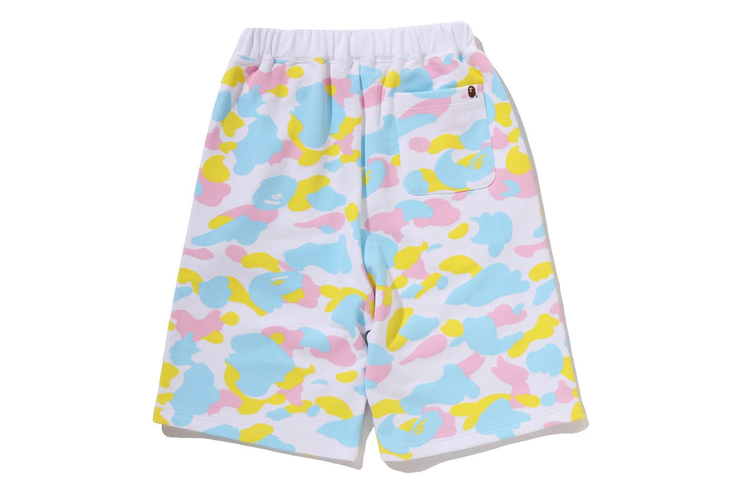 NEW MULTI CAMO SWEAT SHORTS | bape.com