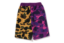 SPLIT CAMO SHARK SWEAT SHORTS