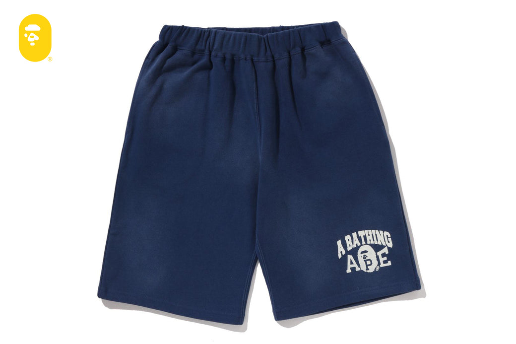 BAPE WASHED EFFECT SWEAT SHORTS | bape.com