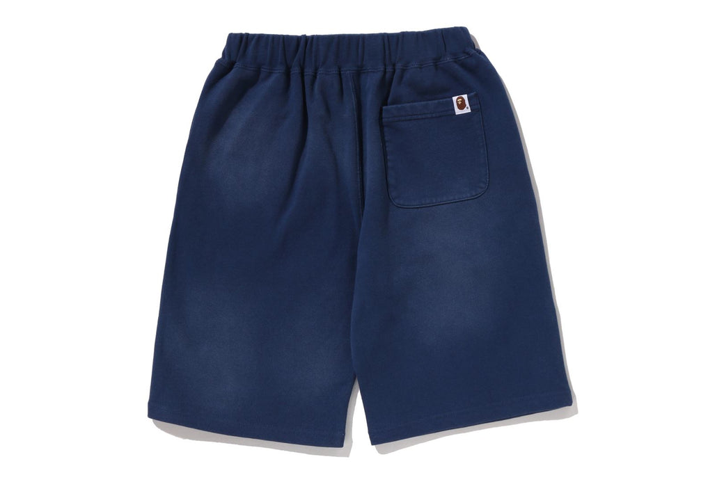 BAPE WASHED EFFECT SWEAT SHORTS | bape.com