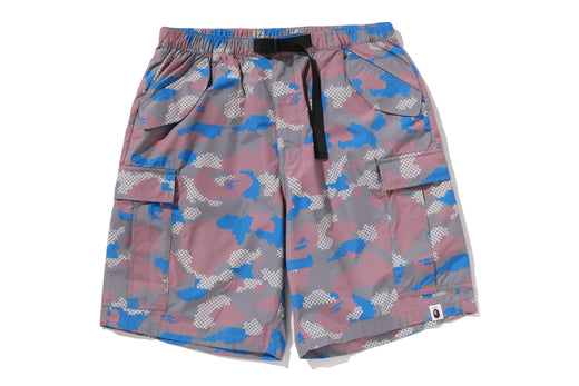 【 BAPE BY KAZUKI KURAISHI 】3-LAYER DIGITAL 1ST CAMO DOT BELTED SHORTS