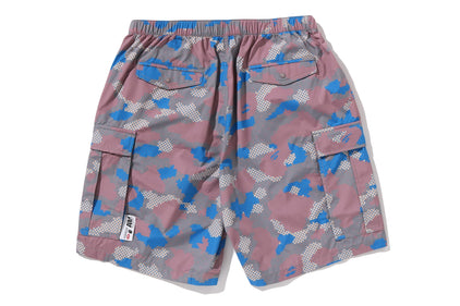 【 BAPE BY KAZUKI KURAISHI 】3-LAYER DIGITAL 1ST CAMO DOT BELTED SHORTS