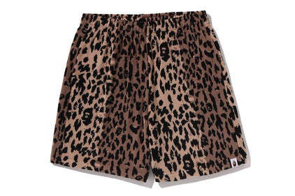 【 BAPE BY KAZUKI KURAISHI 】LEOPARD JACQUARD SHORTS