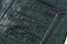 CROC PATTERN LEATHER KNEE LENGTH PANTS