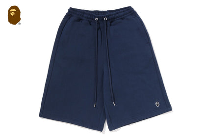 ONE POINT KNEE LENGTH RELAXED FIT SWEAT SHORTS