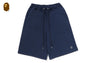 ONE POINT KNEE LENGTH RELAXED FIT SWEAT SHORTS