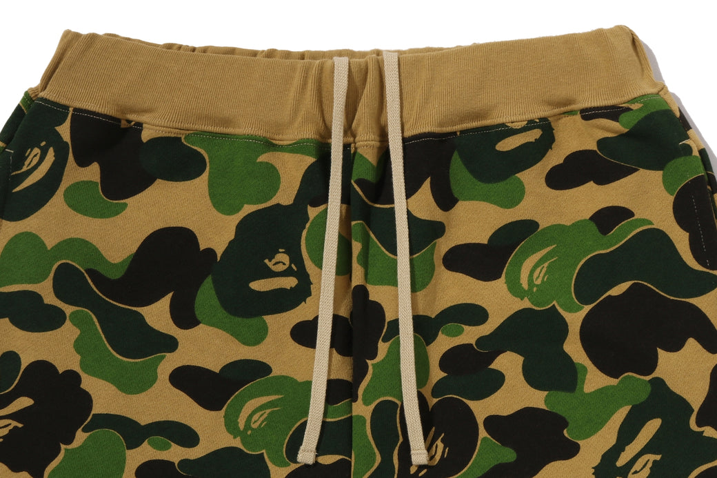 ABC CAMO BAPE STA LOGO SWEAT JORTS | bape.com