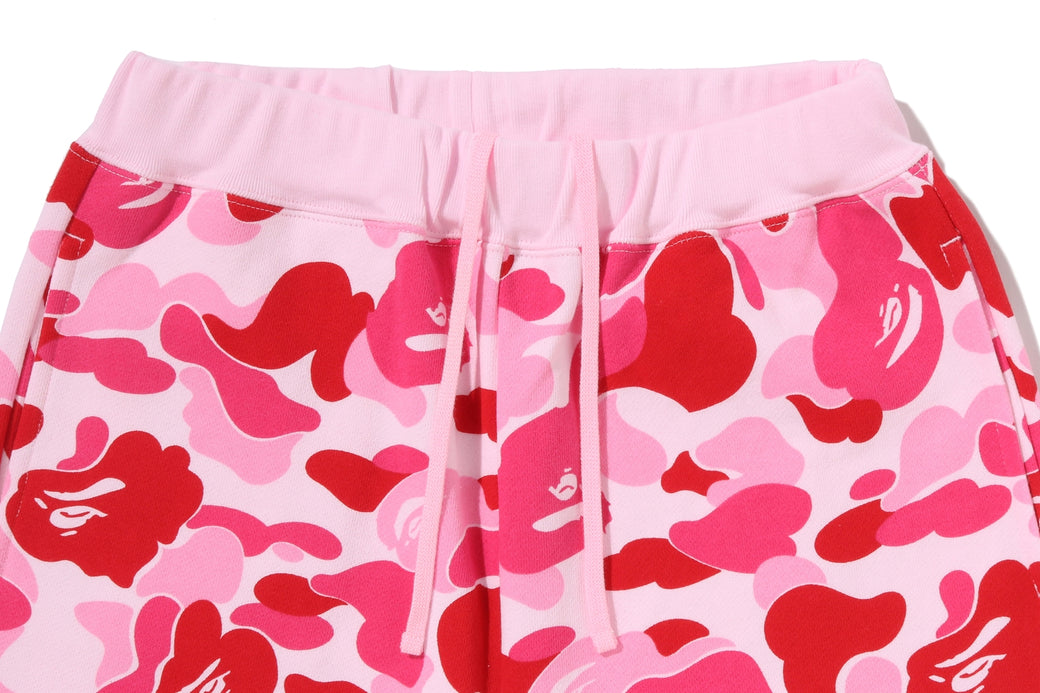 ABC CAMO BAPE STA LOGO SWEAT JORTS | bape.com