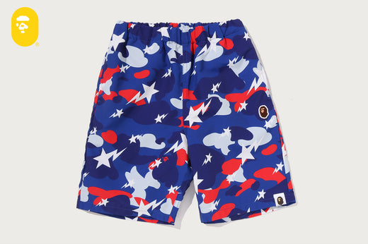 STA STRIKE CAMO BEACH SHORTS