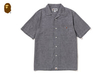 APE HEAD ONE POINT OPEN COLLAR SHIRT