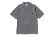 APE HEAD ONE POINT OPEN COLLAR SHIRT