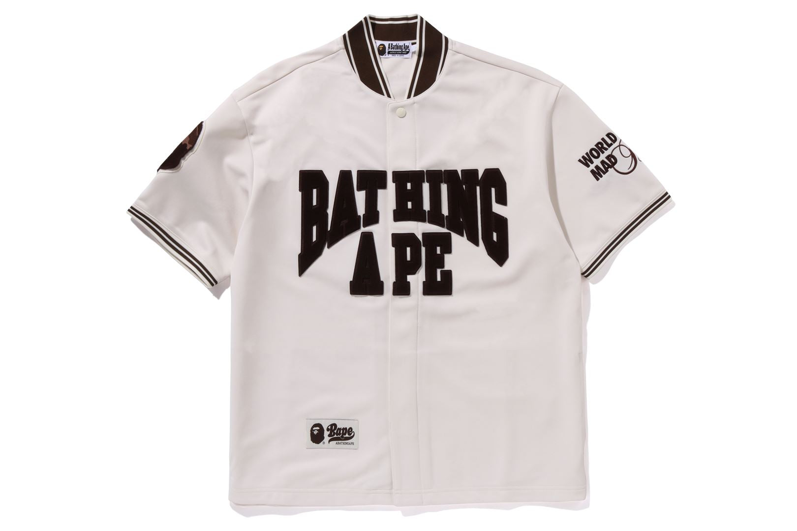 総丈77A APE  A BATHING APE ベースボールシャツ
