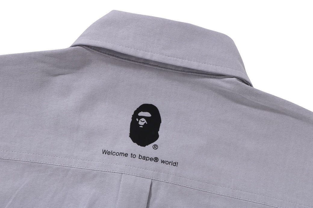 1ST CAMO APPLIQUE OXFORD BD SHIRT | bape.com