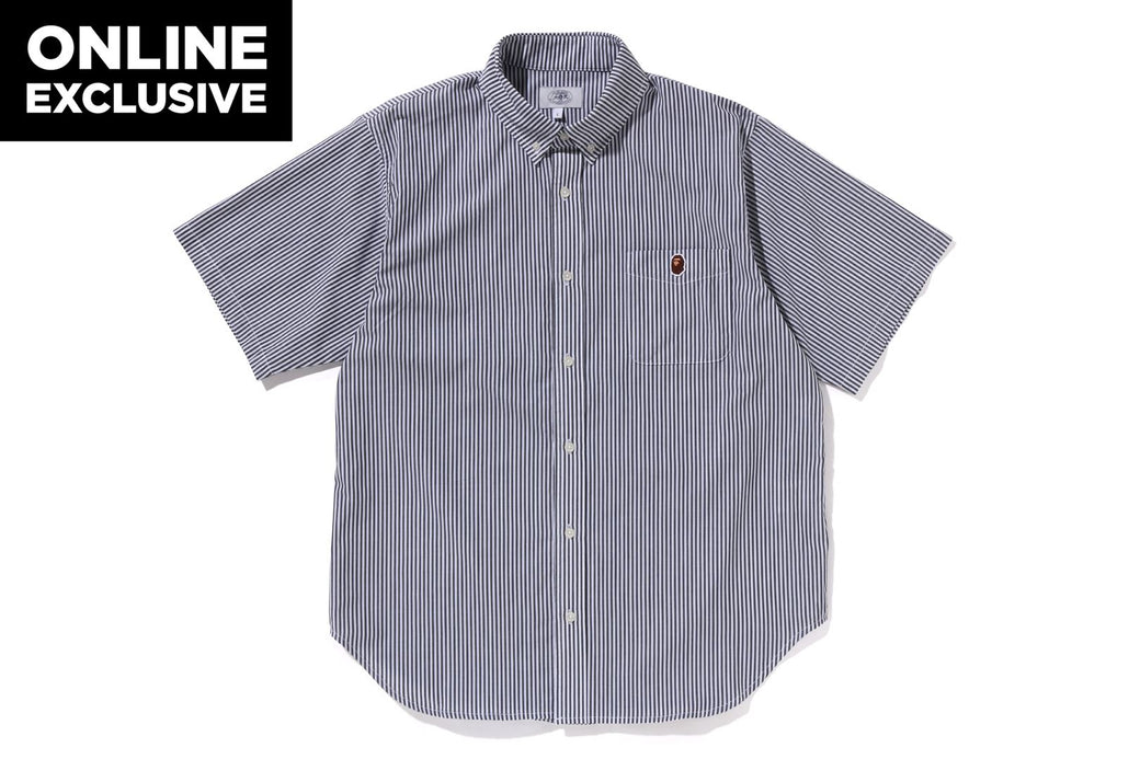 MR.BATHING APE OXFORD STRIPE BD SHIRT | bape.com