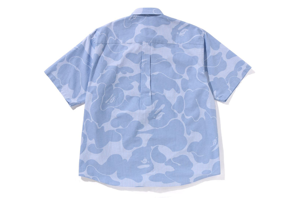 STRIPE CAMO RELAXED FIT SS SHIRT | bape.com