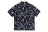 【 BAPE X MMJ 】TROPICAL SKULL CAMO OPEN COLLAR SS SHIRTS 16TH