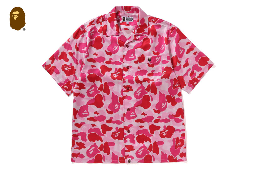 ABC CAMO OPEN COLLAR SS SHIRTS | bape.com