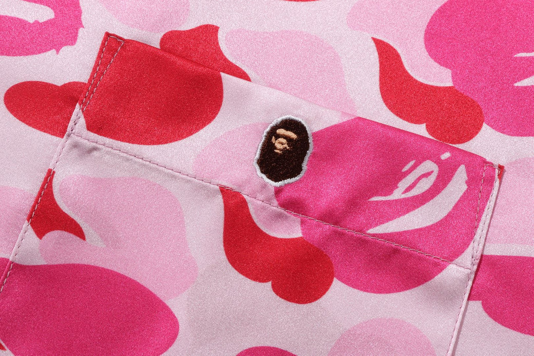 ABC CAMO OPEN COLLAR SS SHIRTS | bape.com
