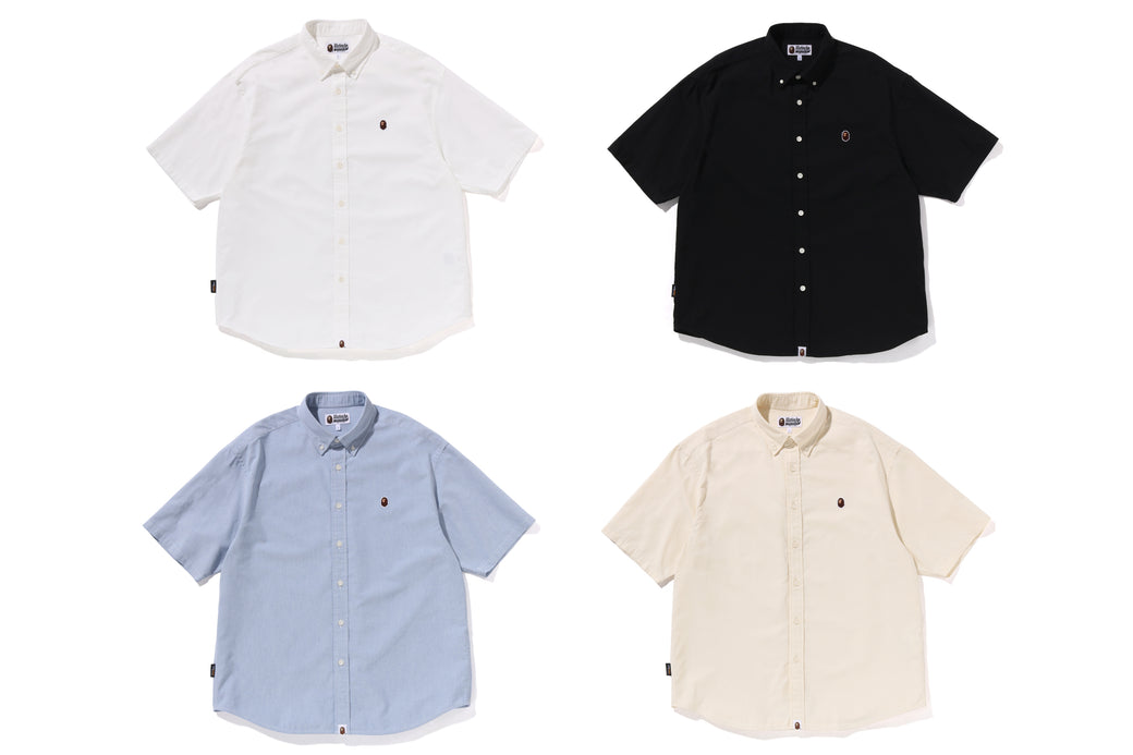 ONE POINT OXFORD SS SHIRT | bape.com