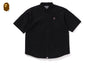 LINE CAMO JACQUARD ONE POINT OXFORD SS SHIRT