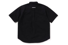 LINE CAMO JACQUARD ONE POINT OXFORD SS SHIRT