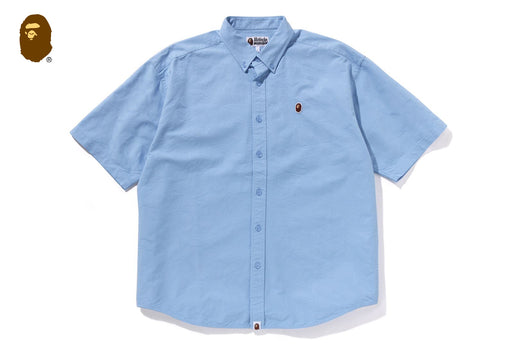 LINE CAMO JACQUARD ONE POINT OXFORD SS SHIRT