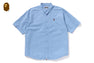 LINE CAMO JACQUARD ONE POINT OXFORD SS SHIRT