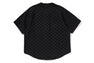 COLLEGE MONOGRAM BASEBALL SS DENIM SHIRT