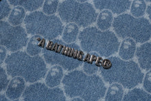 COLLEGE MONOGRAM BASEBALL SS DENIM SHIRT