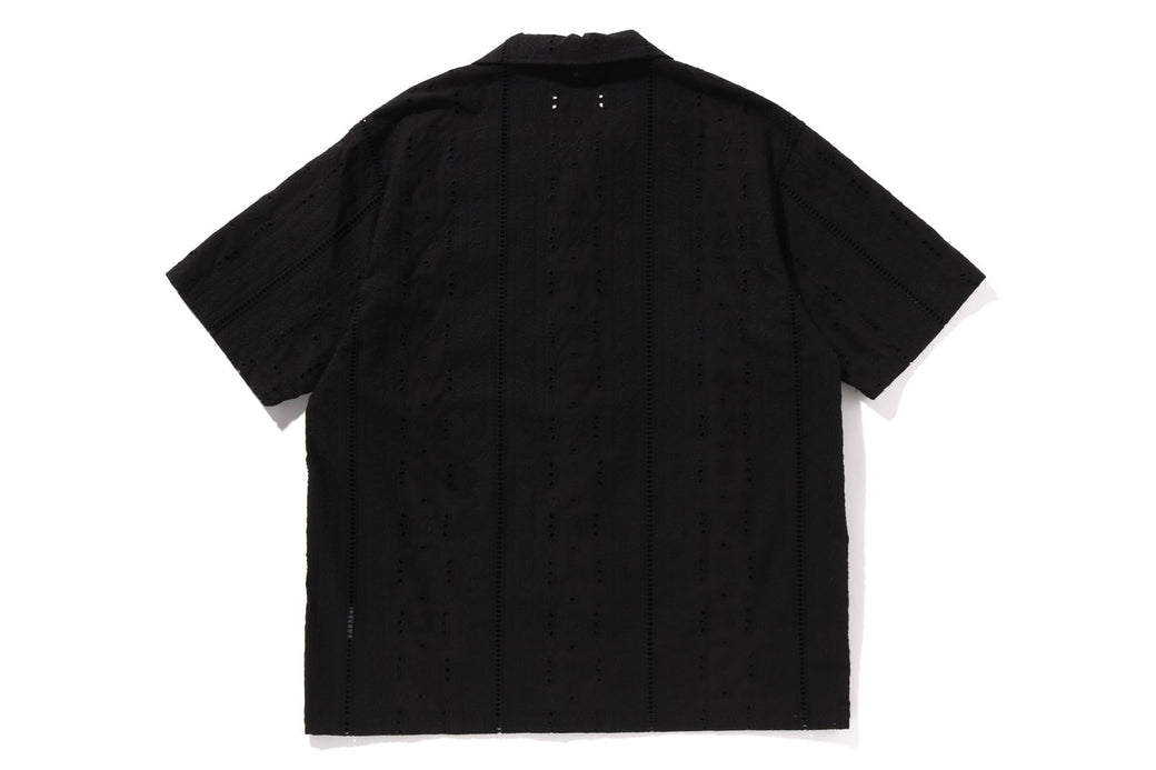 トップス APPLEBUM MARBLE OPEN COLLAR S/S SHIRT EMBROIDERY OPEN COLLAR SS SHIRT | bape.com