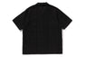EMBROIDERY OPEN COLLAR SS SHIRT