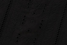 EMBROIDERY OPEN COLLAR SS SHIRT