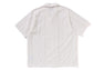 EMBROIDERY OPEN COLLAR SS SHIRT
