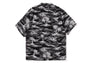 PALM TREE CAMO OPEN COLLAR POCKET SS SHIRT