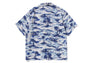 PALM TREE CAMO OPEN COLLAR POCKET SS SHIRT