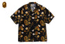 VACATION PATTERN OPEN COLLAR SS SHIRT
