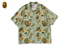 VACATION PATTERN OPEN COLLAR SS SHIRT