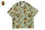 VACATION PATTERN OPEN COLLAR SS SHIRT