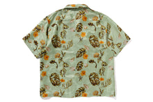 VACATION PATTERN OPEN COLLAR SS SHIRT