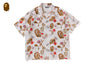 VACATION PATTERN OPEN COLLAR SS SHIRT