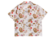 VACATION PATTERN OPEN COLLAR SS SHIRT