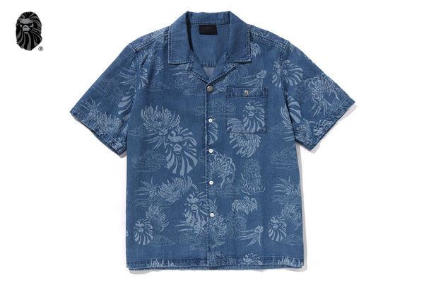 BAPE BLACK HAWAIIAN CAMP SHIRT #2 | bape.com