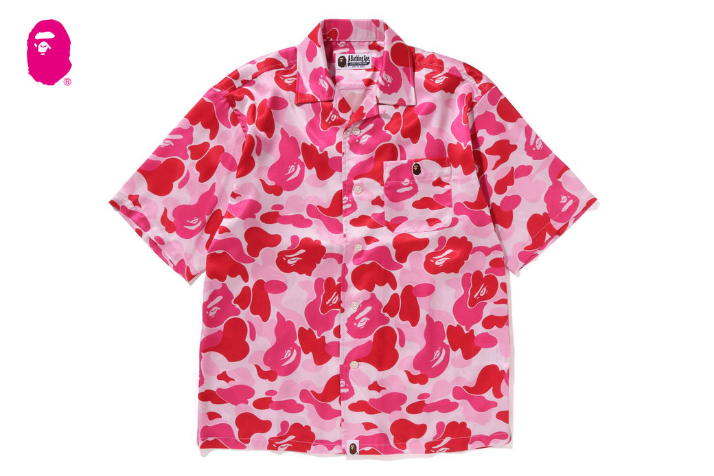 ABC CAMO OPEN COLLAR SHIRT | bape.com