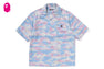 PALM TREE CAMO OPEN COLLAR SHIRT