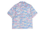 PALM TREE CAMO OPEN COLLAR SHIRT