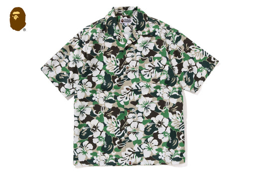 ABC RESORT CAMO OPEN COLLAR SS SHIRT