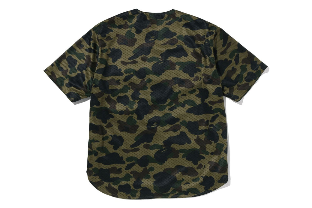1ST CAMO BASEBALL SHIRT | bape.com