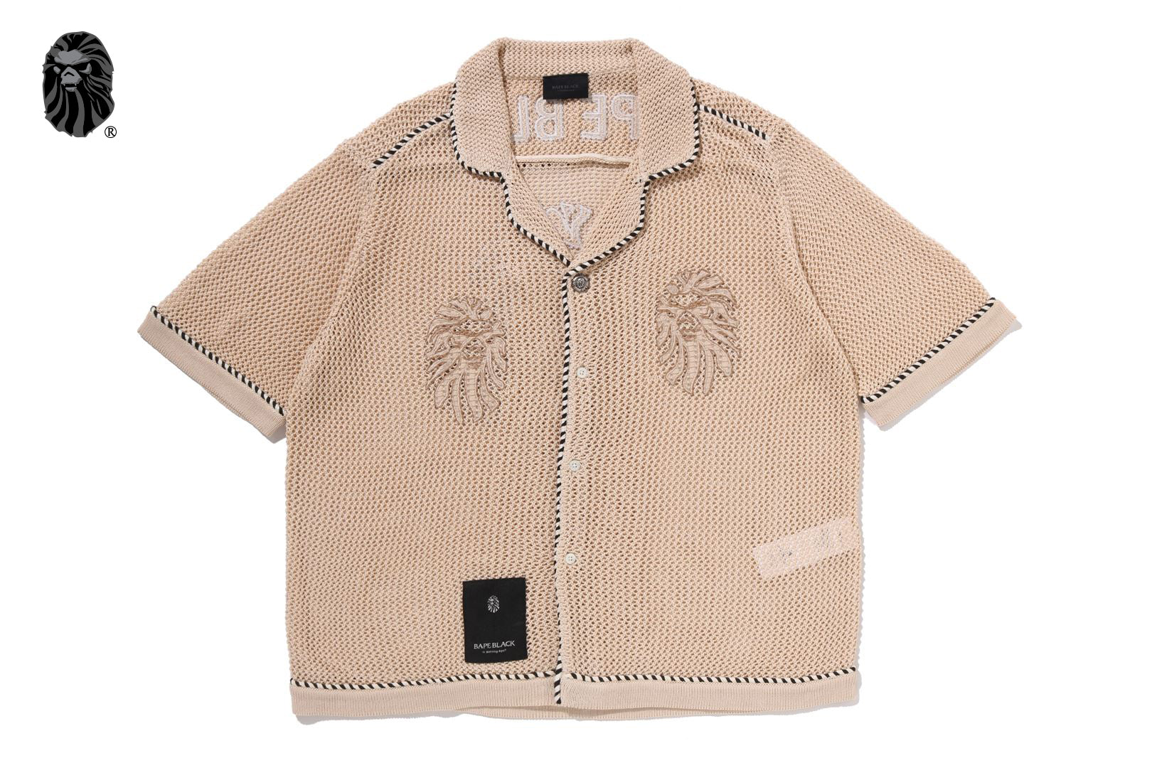 BAPE BLACK 2 HEADED BAPE CROCHET SET #1 | bape.com