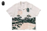 BAPE BLACK LANDSCAPE EMB SHIRT